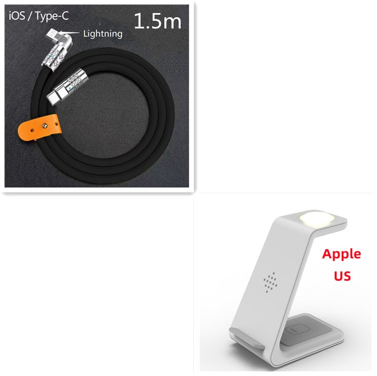Universal 3-in-1 Wireless Charging Station | Fast Quick Charge Phone Holder Dock