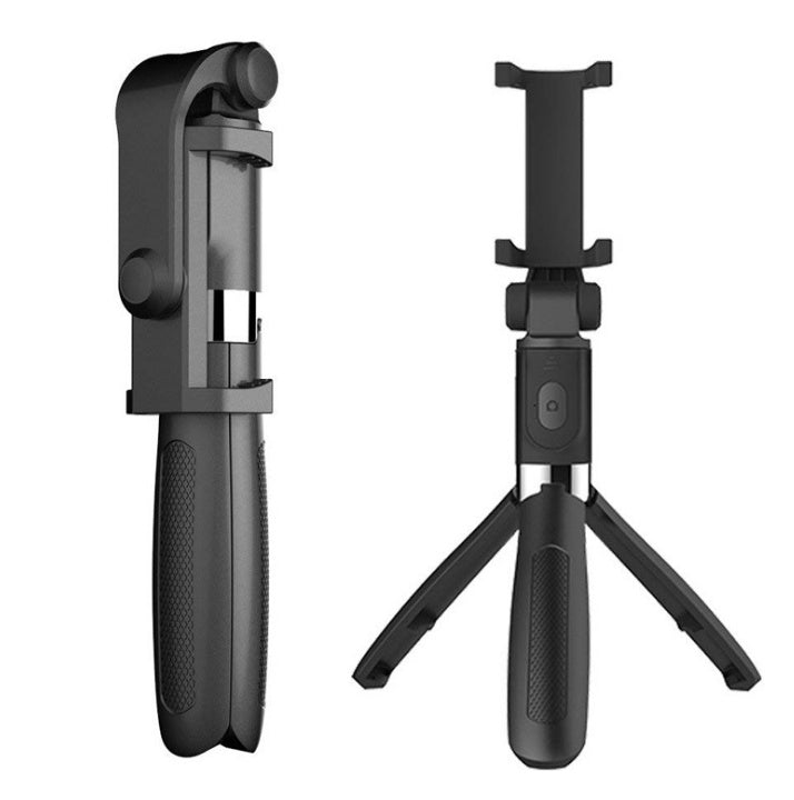 Universal Bluetooth Tripod Selfie Stick | Mobile Live Triangle Bracket for Apple Devices