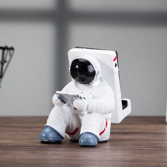 Simple Astronaut Desktop Phone Stand | Cute Spaceman Holder & Creative Gift