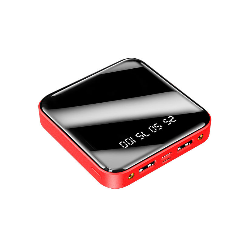 Portable 20000mAh Power Bank | Mini Size with Digital Mirror Screen