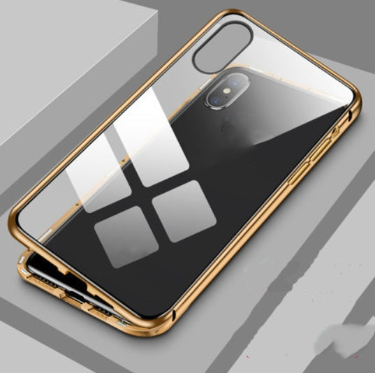 Double-Sided Glass Magnetic Phone Case | 360° Full Protection King Cover