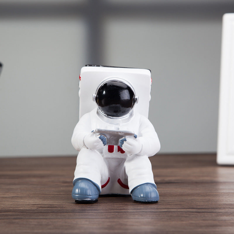 Simple Astronaut Desktop Phone Stand | Cute Spaceman Holder & Creative Gift