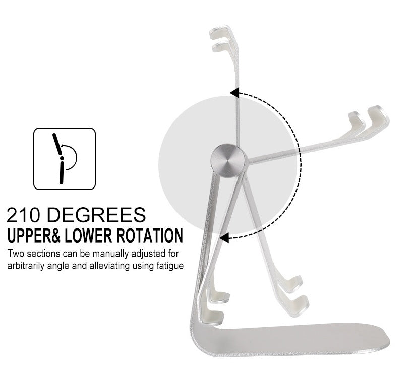 Universal Desktop Tablet Stand | Adjustable iPad Mini & Phone Mount Bracket