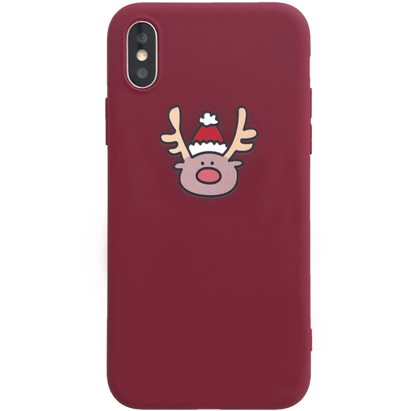 Frosted Christmas Phone Case | Matte Protective Holiday Design Cover