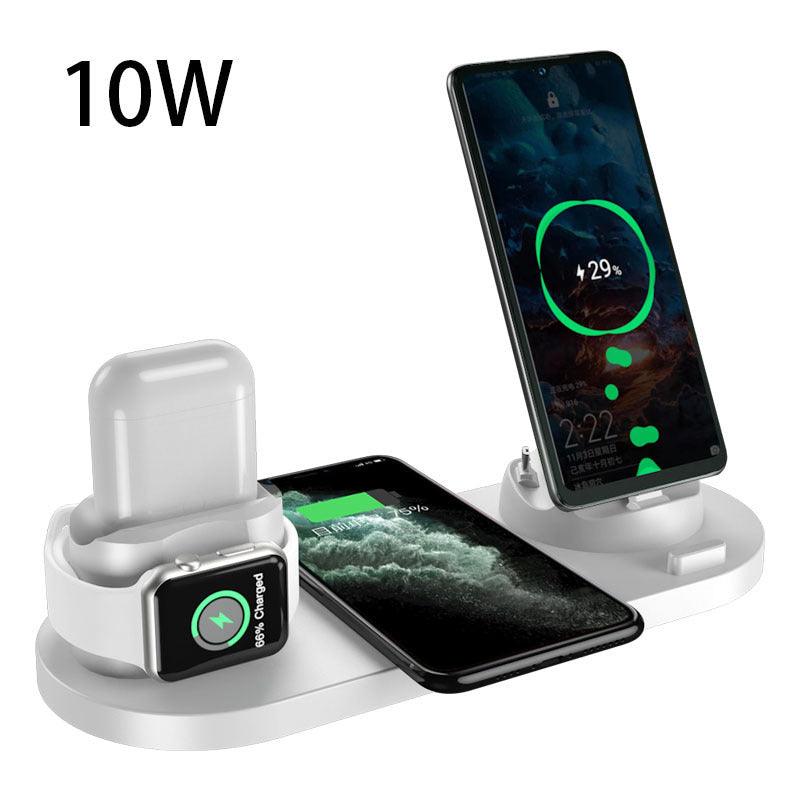 Fast Charging Pad for Phone & Watch | Wireless 6-in-1 Charging Dock