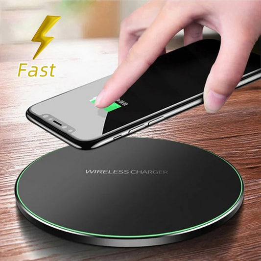 Universal Fast Wireless Charger | High Speed Charging Pad for Samsung & iPhone