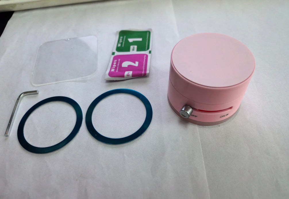 Universal Magnetic Suction Cup Car Phone Holder | Foldable Design for Hands-Free GPS