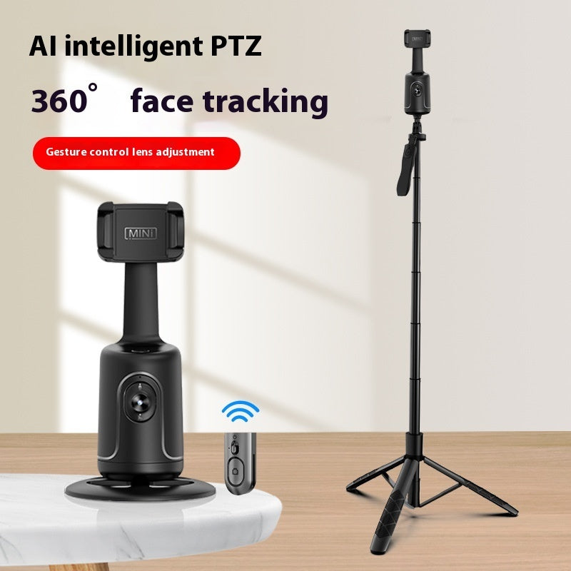 AI Smart Gimbal Stabilizer Tripod | 360 Auto Face Tracking Phone Holder