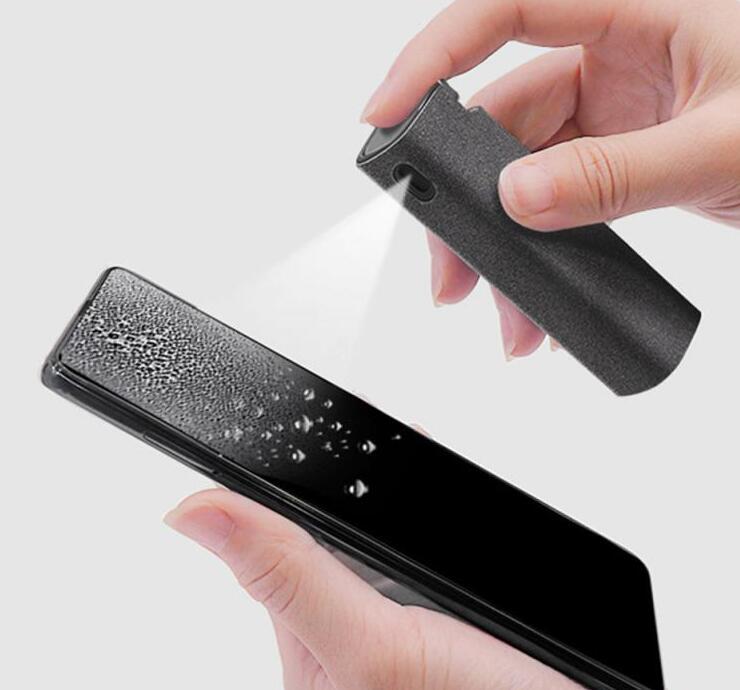 Portable 2-in-1 Phone/PC Screen Cleaner Kit | Microfiber Cloth Set