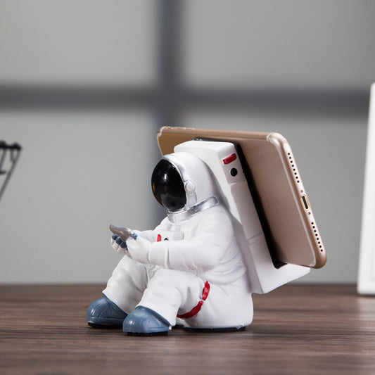 Simple Astronaut Desktop Phone Stand | Cute Spaceman Holder & Creative Gift