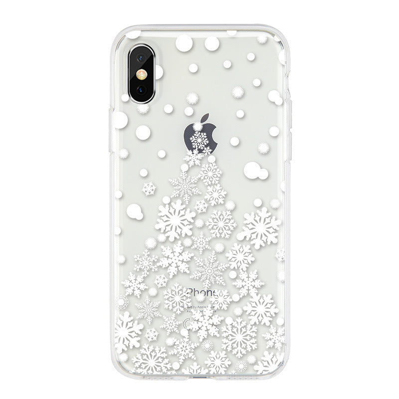Christmas Snowflake & Elk Phone Case | Festive Protective Holiday Cover