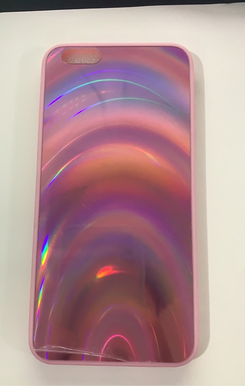 Rainbow Mirror Soft Case Phone Cover | Holographic Laser Gradient