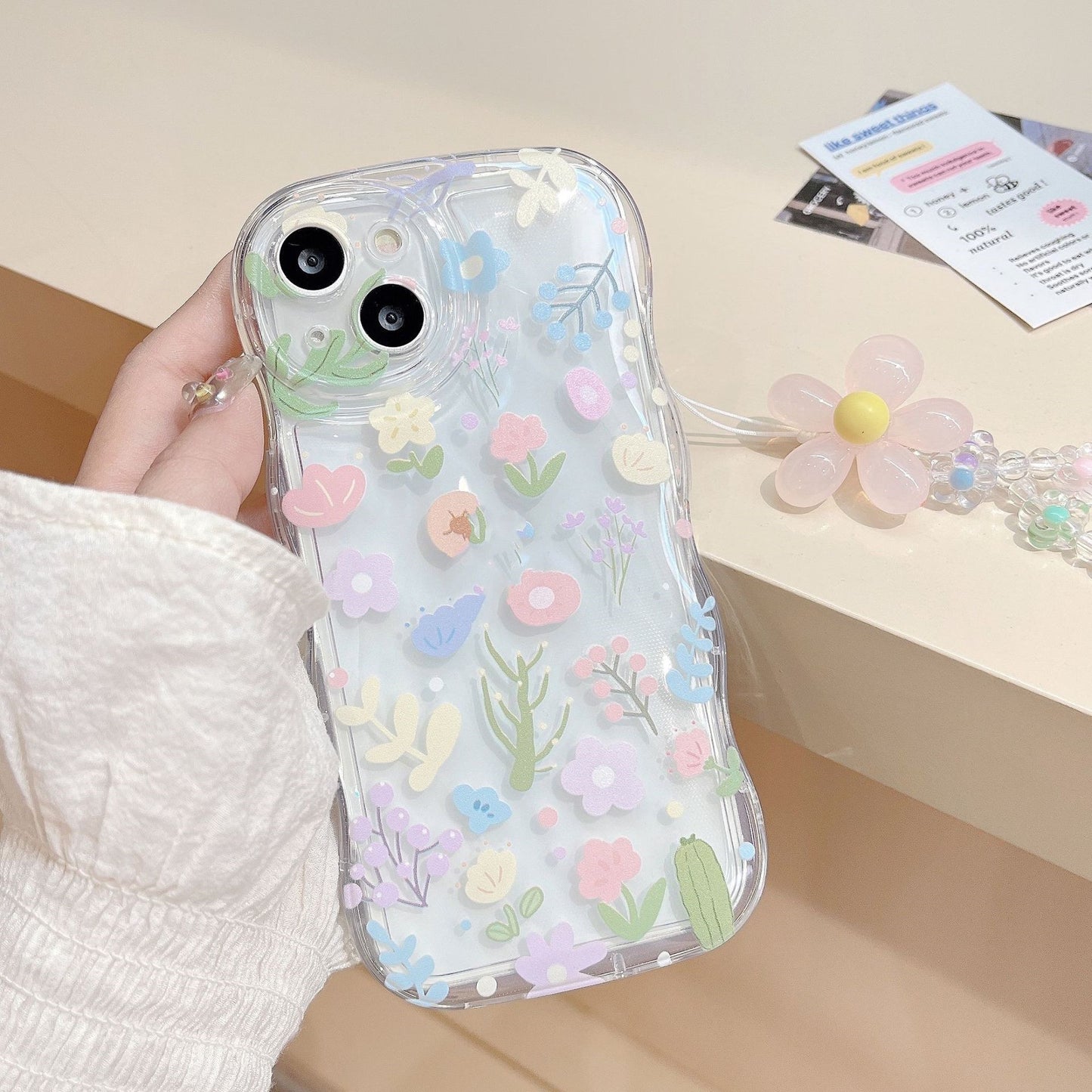 Aesthetic Wavy Edge Phone Case | Bubble Fashion Soft Silicone Cover