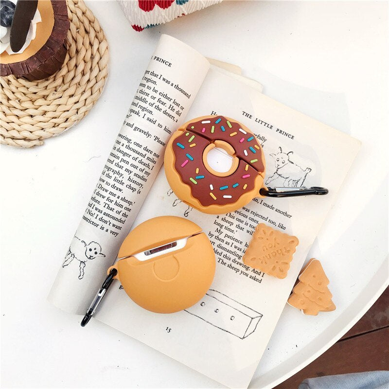 Cute Donut Silicone Case for Apple AirPods Pro | Shockproof Protective Cover