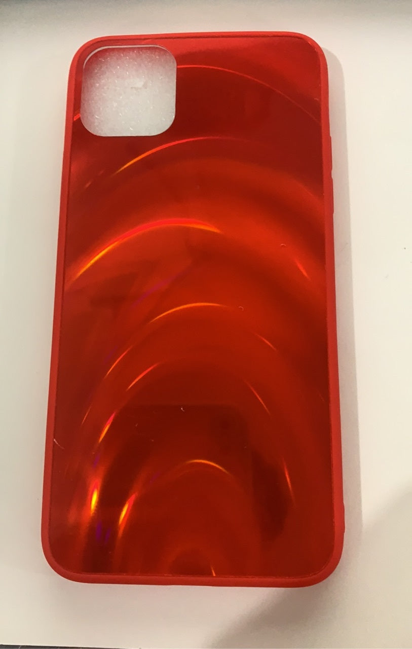 Rainbow Mirror Soft Case Phone Cover | Holographic Laser Gradient