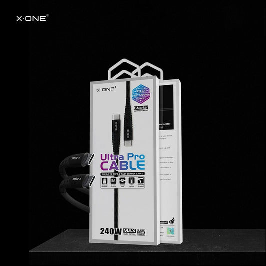 Ultra-Fast 240W Dual Type-C Cable | PD 3.1 USB-C Charging Cord