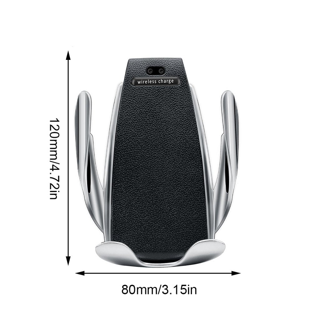 Fast 10W Wireless Car Charger & Phone Holder (S5) | Automatic Induction Mount