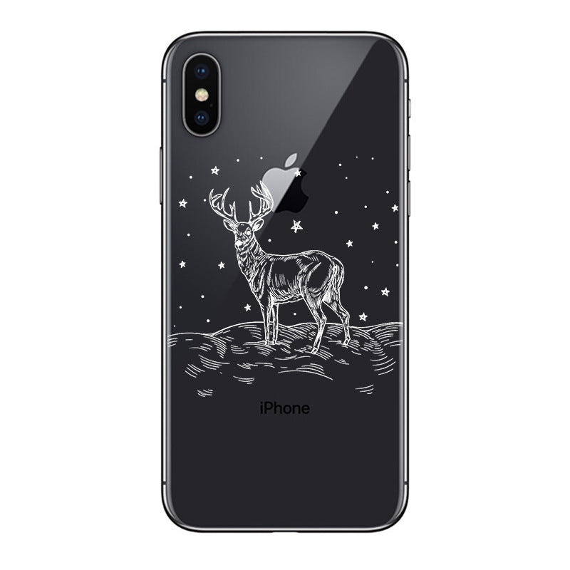 Protective Anti-Drop Phone Case with Festive Christmas Design