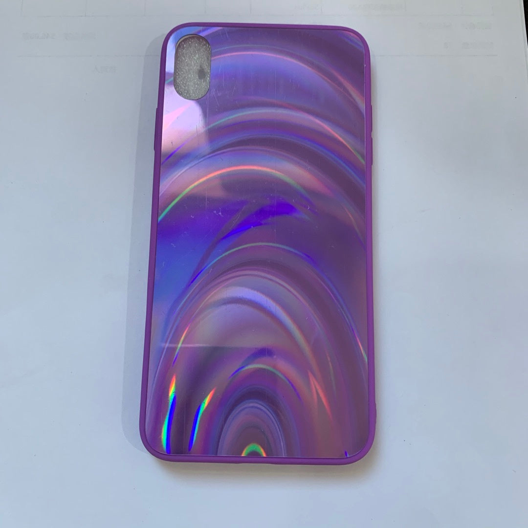 Rainbow Mirror Soft Case Phone Cover | Holographic Laser Gradient