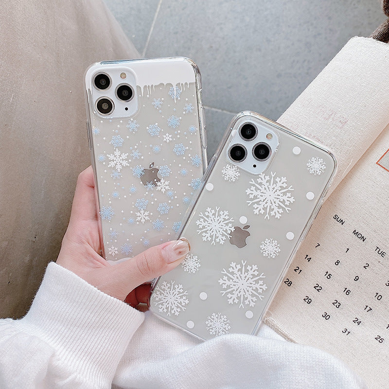 Christmas Snowflake & Elk Phone Case | Festive Protective Holiday Cover