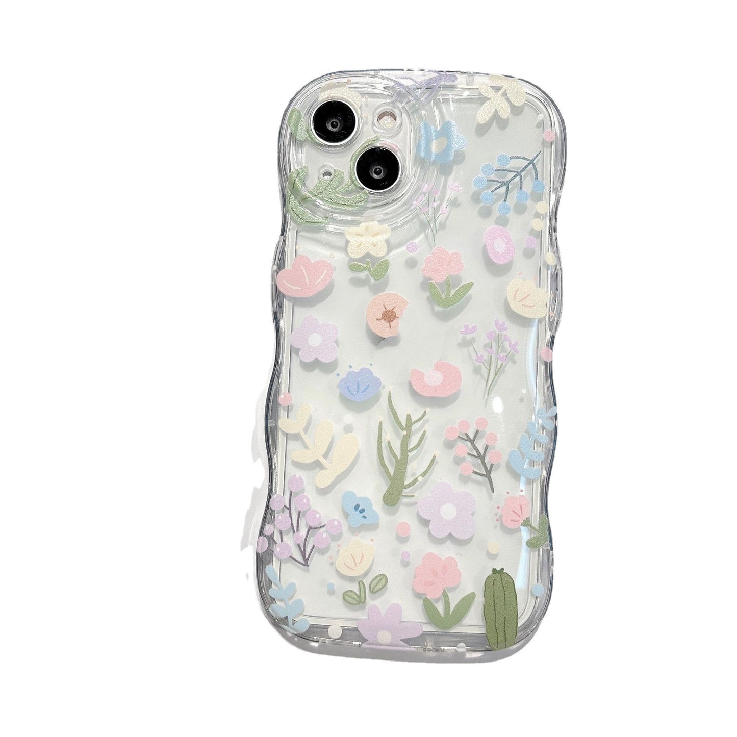 Aesthetic Wavy Edge Phone Case | Bubble Fashion Soft Silicone Cover