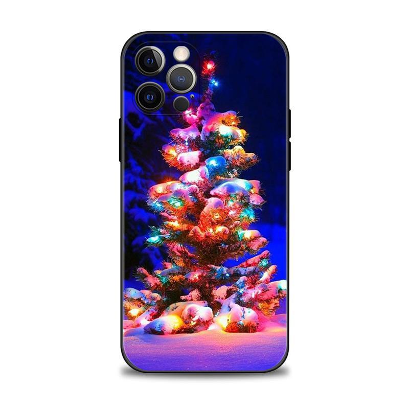 Protective Phone Case with Beautiful Christmas Tree Design