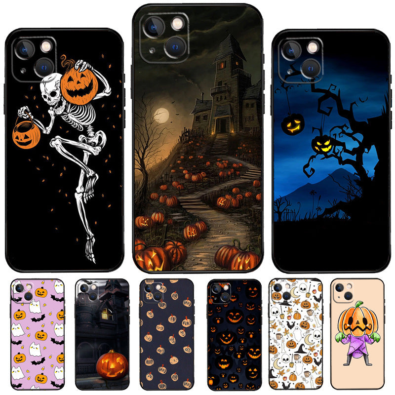 Aesthetic Halloween Ghost Design Phone Case | Soft Cartoon Cover