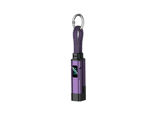 4-in-1 Digital Display Keychain Charging Cable