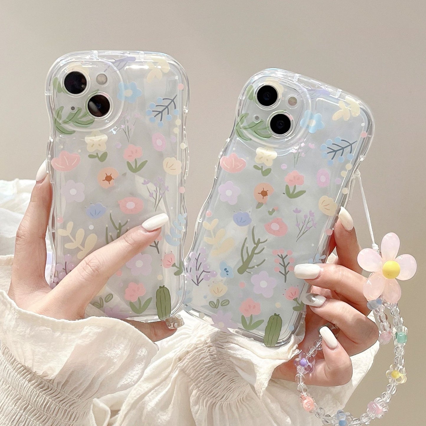 Aesthetic Wavy Edge Phone Case | Bubble Fashion Soft Silicone Cover