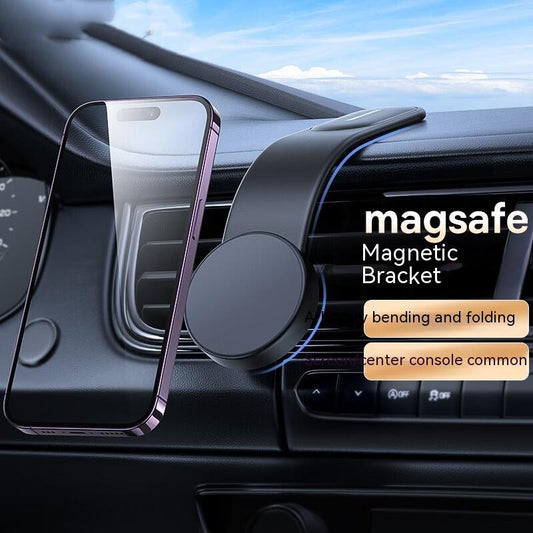Bendable Magnetic Car Phone Holder & 15W Wireless Charger Dash Mount