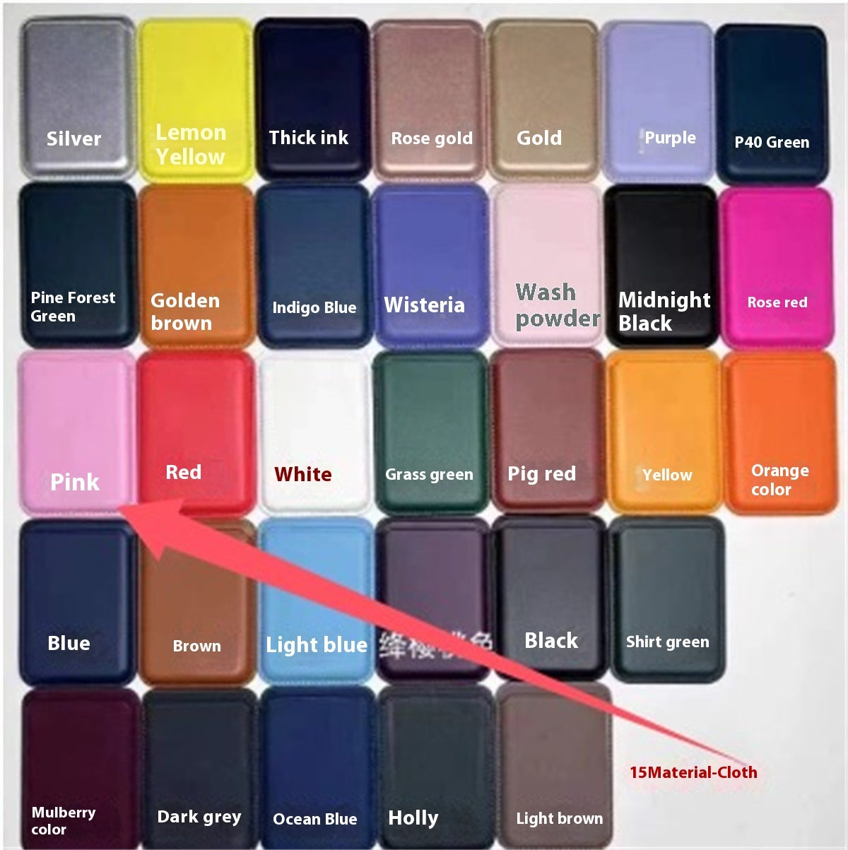 Magnetic Luxury Leather Card Holder for iPhone 12/13/14 Pro Max | Magsafe Wallet Case