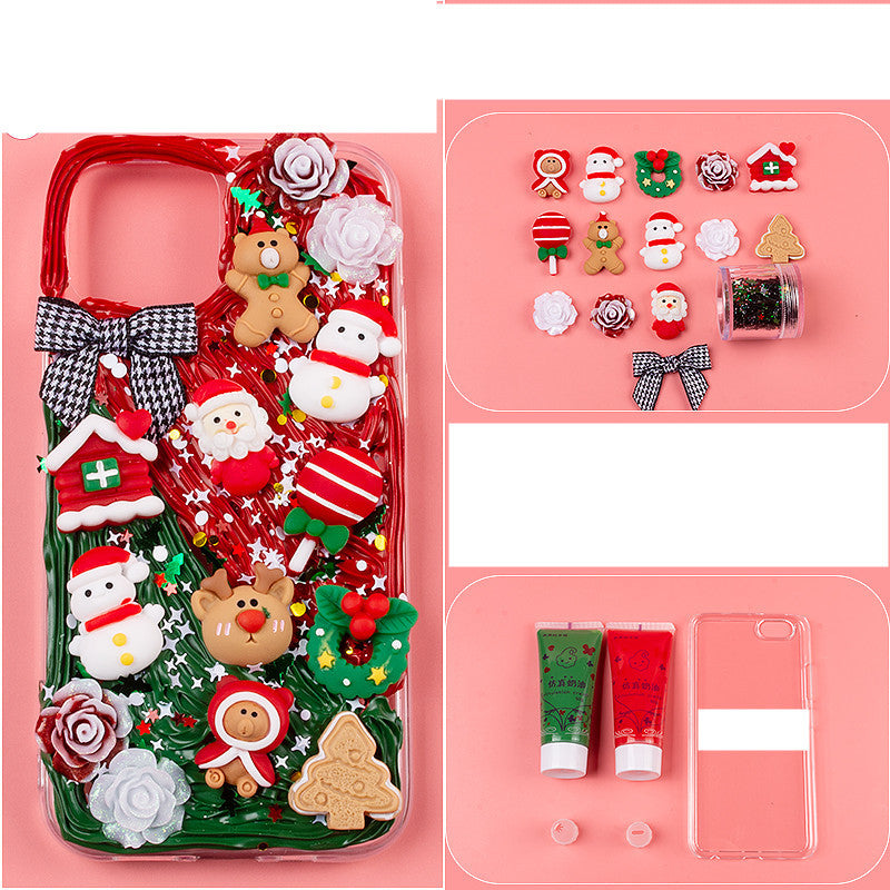 Full DIY Phone Case Set | Cream Glue, Resin Charms & Cute Design Accessories