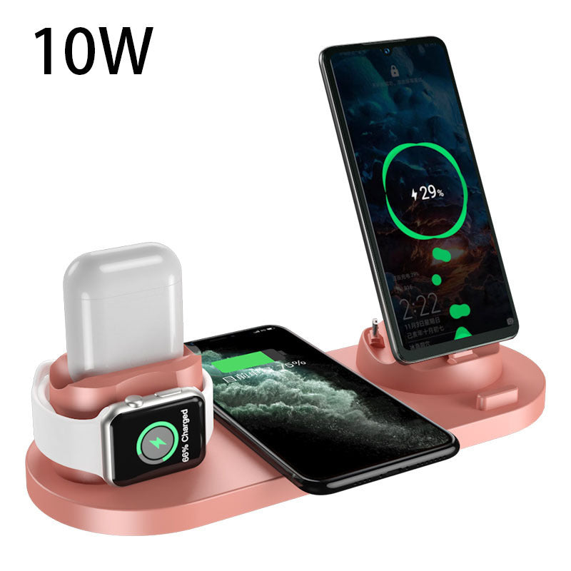 Fast Charging Pad for Phone & Watch | Wireless 6-in-1 Charging Dock