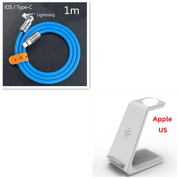 Universal 3-in-1 Wireless Charging Station | Fast Quick Charge Phone Holder Dock