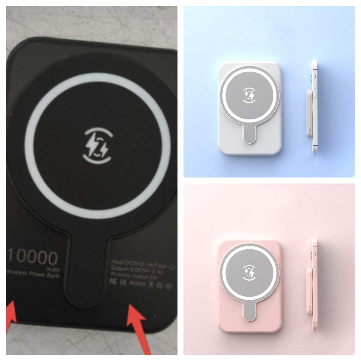 Mini Magnetic Wireless Power Bank 5000mAh | Portable Fast Charging