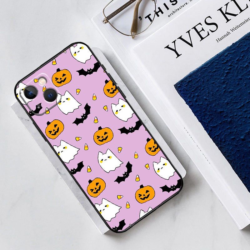 Aesthetic Halloween Ghost Design Phone Case | Soft Cartoon Cover