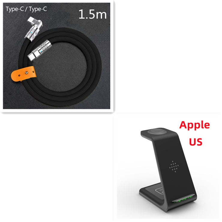 Universal 3-in-1 Wireless Charging Station | Fast Quick Charge Phone Holder Dock