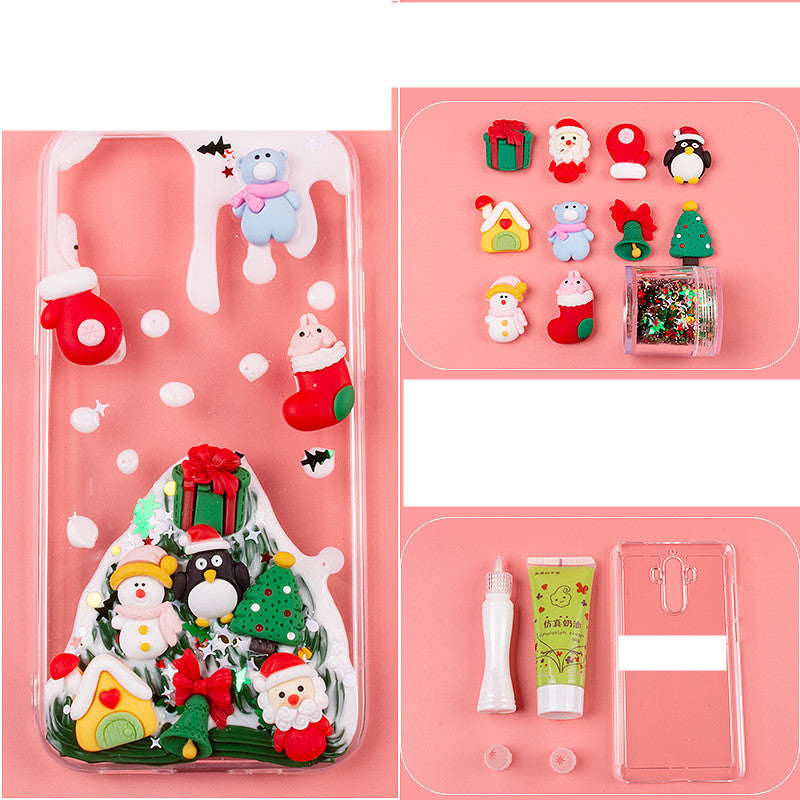 Full DIY Phone Case Set | Cream Glue, Resin Charms & Cute Design Accessories
