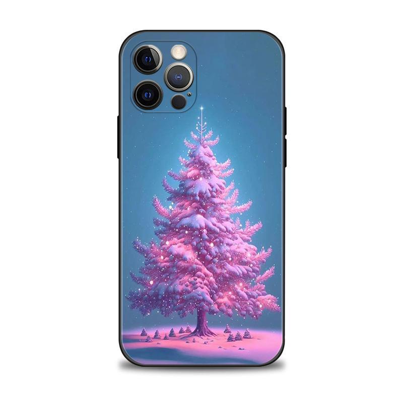 Protective Phone Case with Beautiful Christmas Tree Design