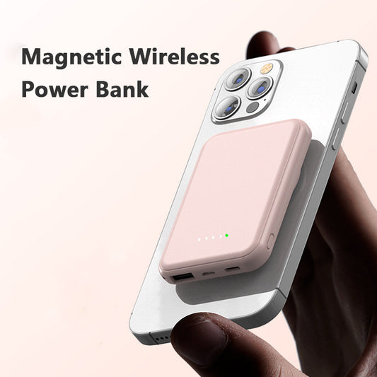 Mini Magnetic Wireless Power Bank 5000mAh | Portable Fast Charging