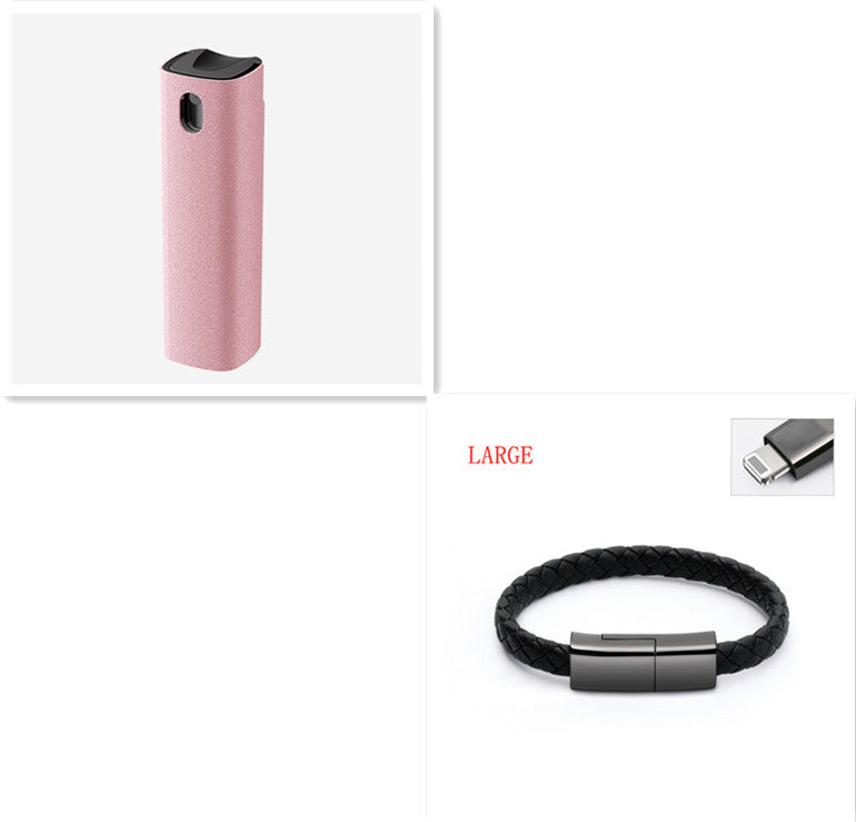 Portable 2-in-1 Phone/PC Screen Cleaner Kit | Microfiber Cloth Set