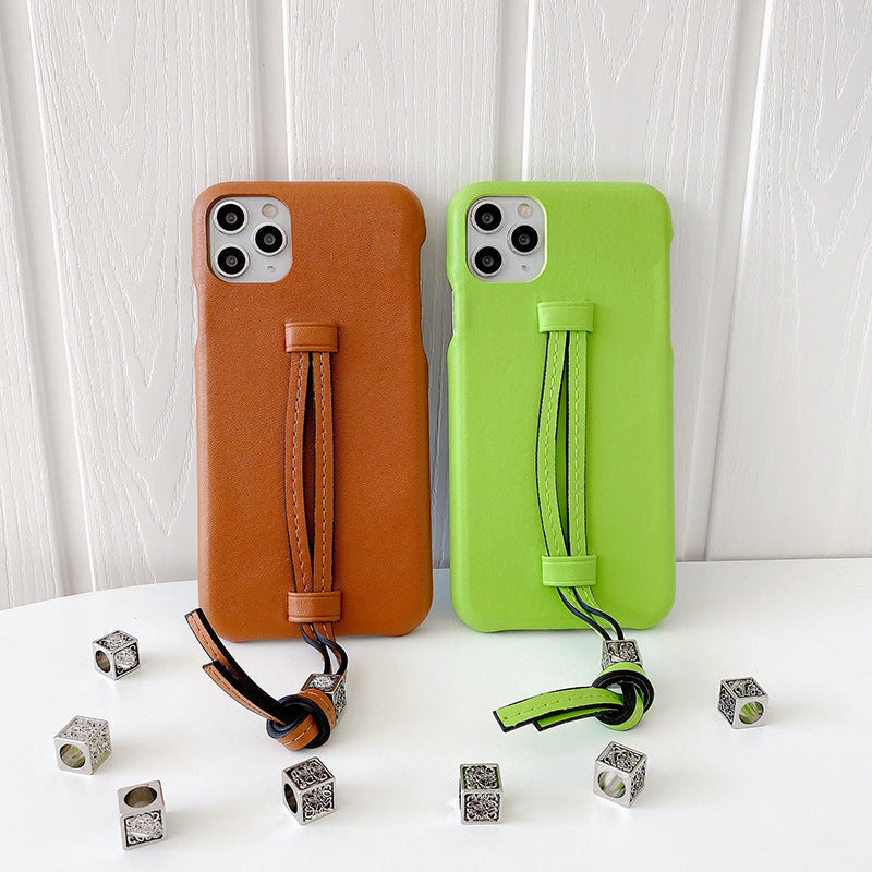 Novelty "Bread" Phone Case with Leather Wrist Strap
