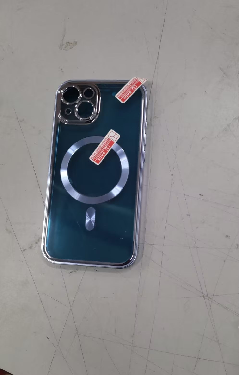 Metal Buckle Magnetic Phone Case with Anti-Spy Screen | Lens Full Cover & Wireless Charging