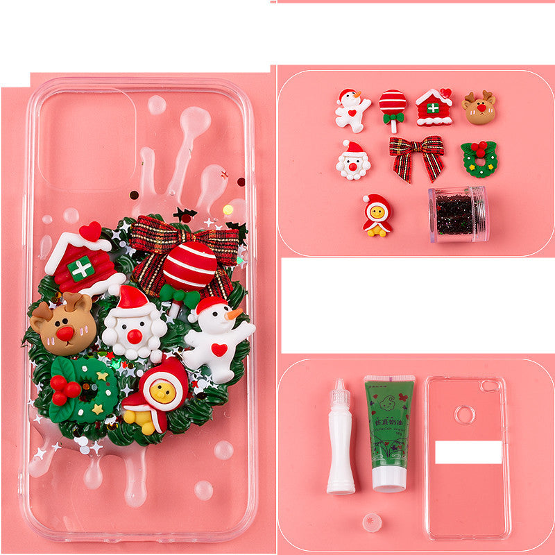 Full DIY Phone Case Set | Cream Glue, Resin Charms & Cute Design Accessories