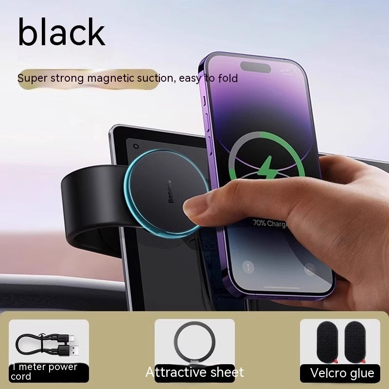 Bendable Magnetic Car Phone Holder & 15W Wireless Charger Dash Mount